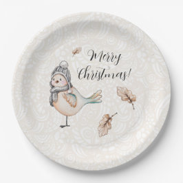 Plato De Papel Ilustracion de espárragos de invierno