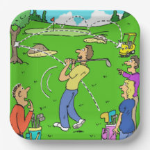 Ilustración de la suerte del golfista en