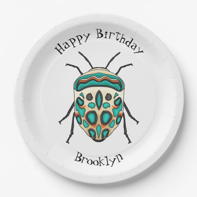 Plato De Papel Ilustracion de personalizado de fallos de Picasso (Anverso)