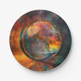 Plato De Papel Ilustracion Esfera
