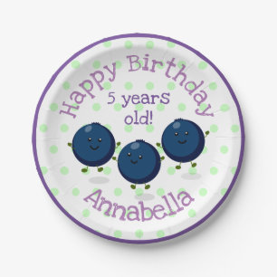 Plato De Papel Ilustracion personalizado de amigos de los dulces 