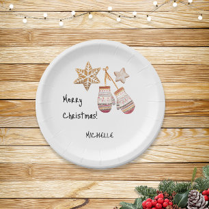 Plato De Papel Ilustraciones rústicos de Cute Watercolor Country