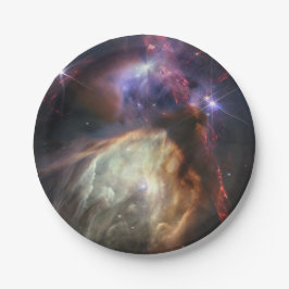 Plato De Papel Imagen JWST de las estrellas de Rho Ophiuchi