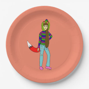 Plato De Papel imbécil