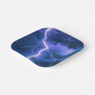 Plato De Papel Impactante paro relámpago