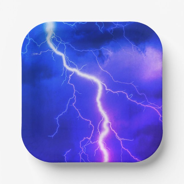 Plato De Papel Impactante paro relámpago (Anverso)