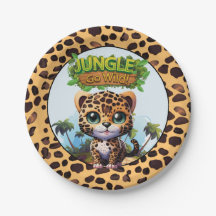 Impresión de leopardo lindo Go Wild Cat Animal Wil