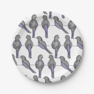 Plato De Papel Impresión de los Pals de la paloma