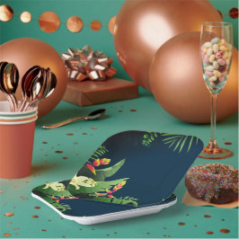 Plato De Papel Impresión hawaiana