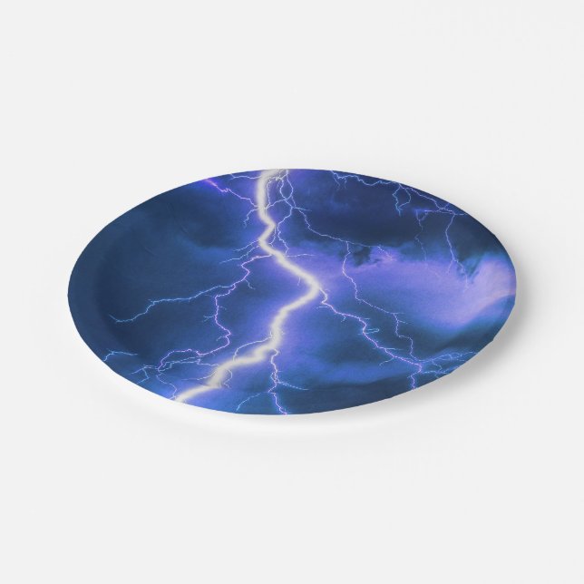 Plato De Papel Impresionante Lightning Strike Funda-Mate iPhone C (Angular)