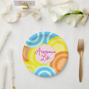 Plato De Papel Impresionante vida Puck Potluck