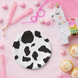 Plato De Papel Imprimir vaca