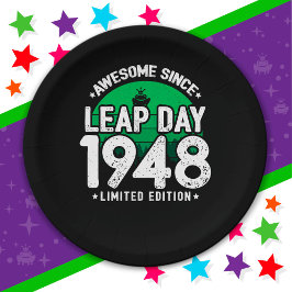 Plato De Papel Increíble desde 1948 Año Salto Día 29 Feb. Cumplea