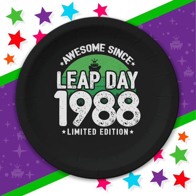 Plato De Papel Increíble desde 1988 Día del Año Salto 29 feb. Cum (Subido por el creador)