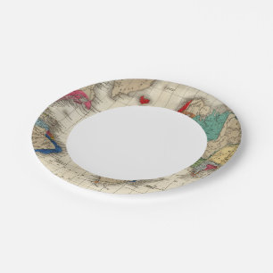Plato De Papel Independencia de los Estados Unidos 1783 AD