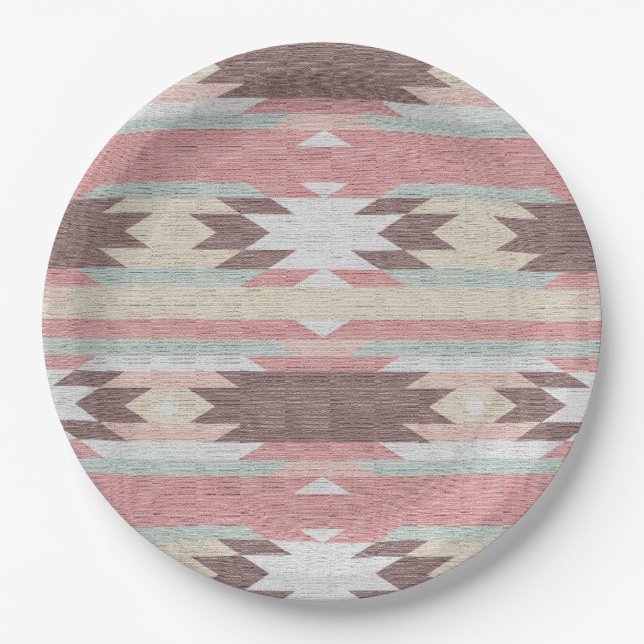 PLATO DE PAPEL INDIAN BLANKET (Anverso)