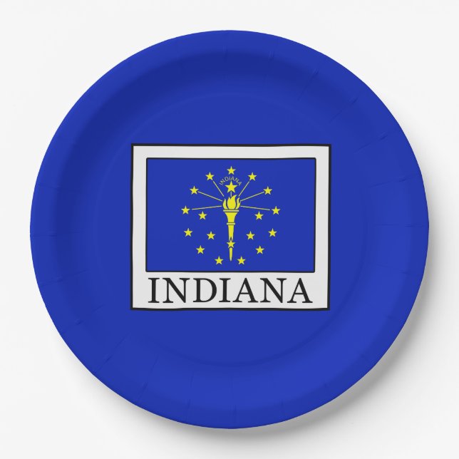 Plato De Papel Indiana (Anverso)