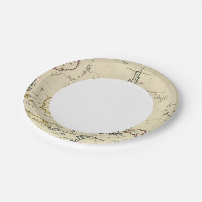 Plato De Papel Indias Orientales (Angular)