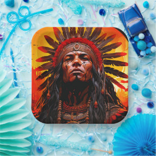 Plato De Papel Indio Ai