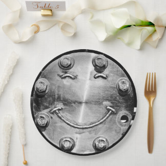 Plato De Papel INDUSTRIAL SMILEY FACE Paper Plate