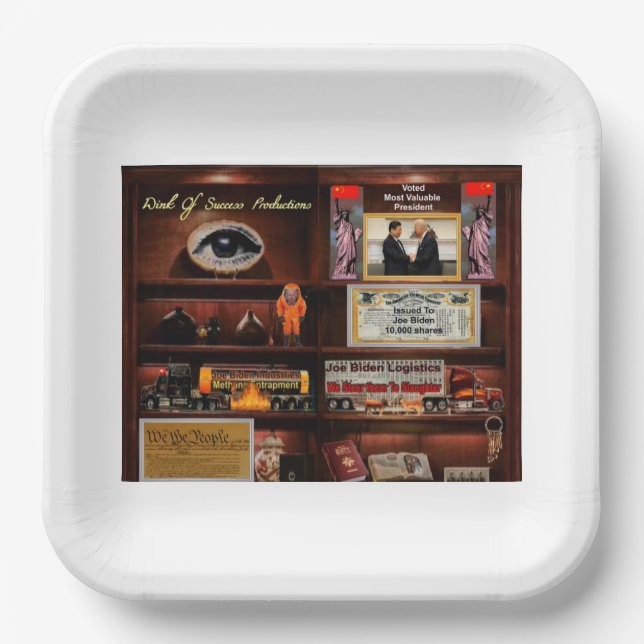 Plato De Papel Industrias de Biden (Anverso)