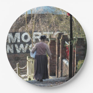 PLATO DE PAPEL INGLATERRA VICTORIANA