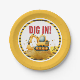 Plato De Papel Inmersión En La Construcción De La Placa Fiesta