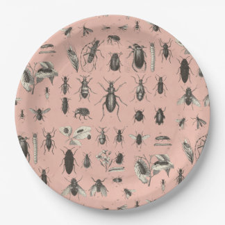 Plato De Papel Insectos de Yikes en mi placa