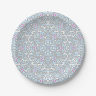 Plato De Papel Inspiración de Mandala
