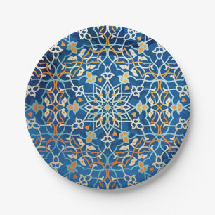 Plato De Papel Inspiración de Mandala