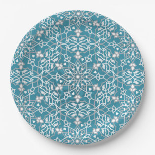 Plato De Papel Inspiración de Mandala 8