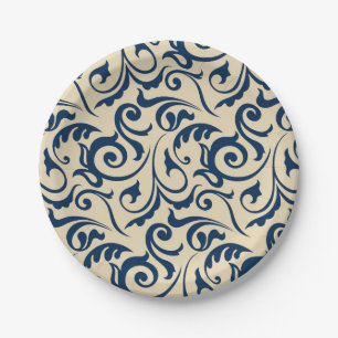 Plato De Papel Inspiración de motivos persas 2