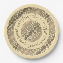 Plato De Papel Inspirador diseño moderno