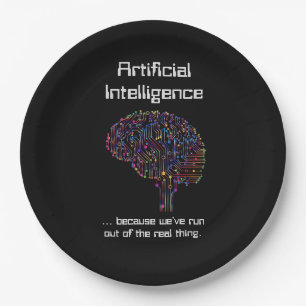 Plato De Papel Inteligencia artificial vs cosas reales