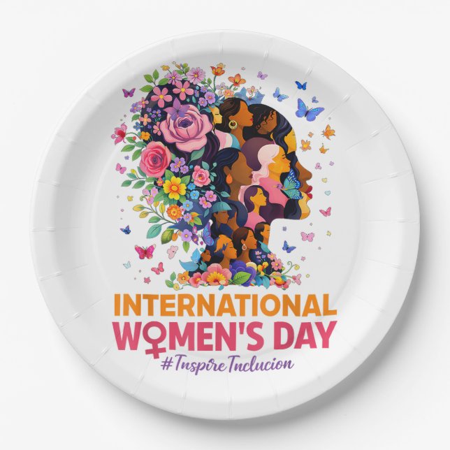 Plato De Papel International Women's Day (Anverso)