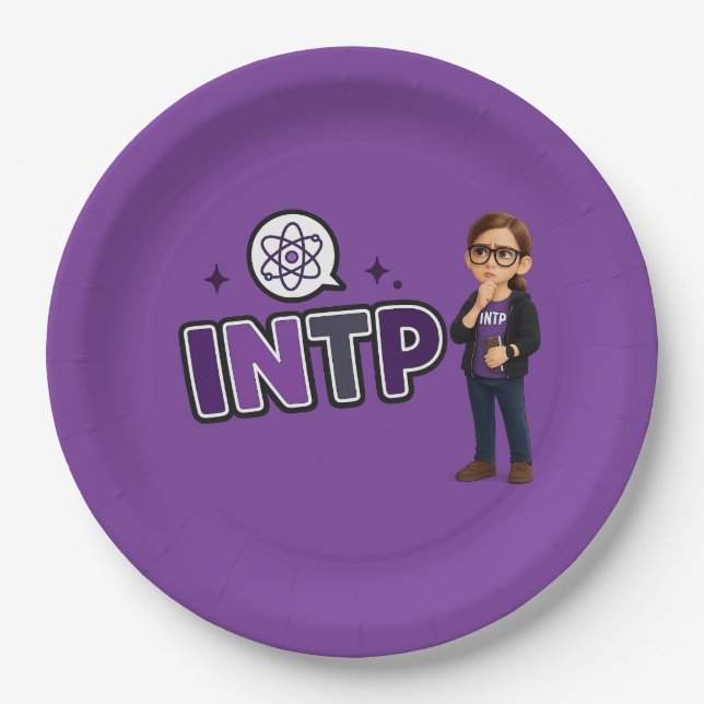 Plato De Papel INTP — A Mente Investigadora (Anverso)