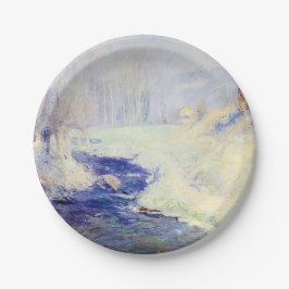 Plato De Papel Invierno (de Guy Rosa)