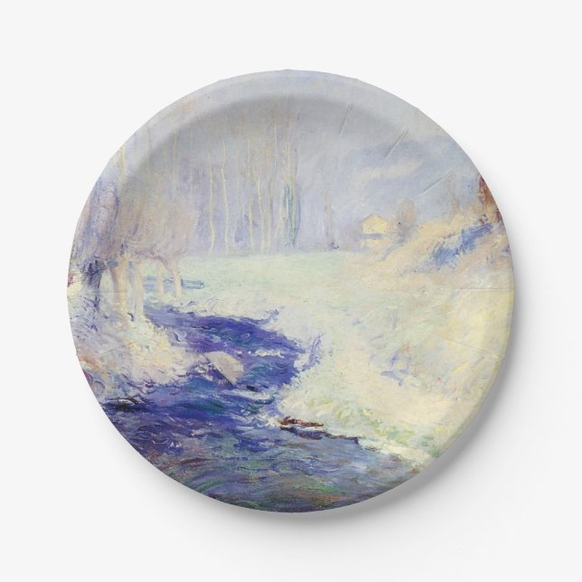 Plato De Papel Invierno (de Guy Rosa) (Anverso)