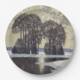 Plato De Papel Invierno (de Vilhelms Purvitis)