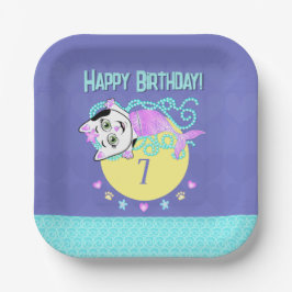 Plato De Papel Invitación a la camarera