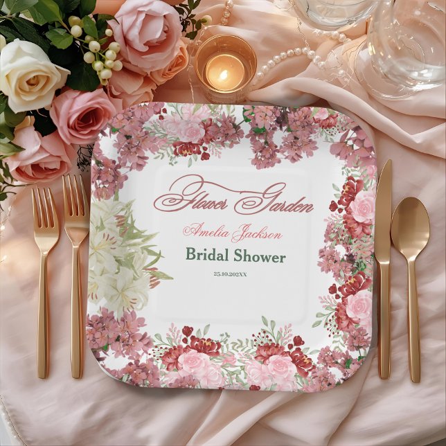 Plato De Papel Invitación a la Fiesta de Despedida de Soltera en  (Subido por el creador)