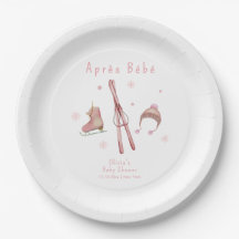 Invitación de Ducha de Bebé Bosque Invernal Rosa A
