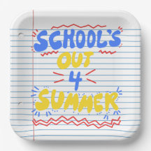 Invitación de Papel Suelto de Fin de Clases