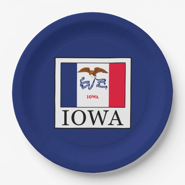 Plato De Papel Iowa (Anverso)