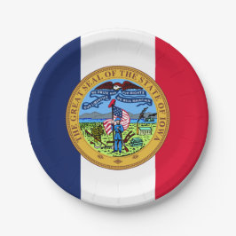 Plato De Papel Iowan Seal, Iowa