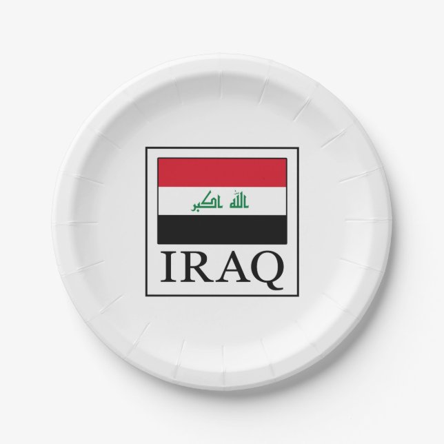 Plato De Papel Iraq (Anverso)