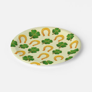 Plato De Papel Irish Fun 3D Whimsey