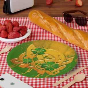 Plato De Papel Irish Fun 3D Whimsey