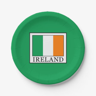 Plato De Papel Irlanda