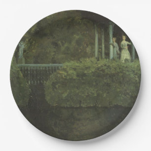Plato De Papel Isla de amor (por Konstantin Somov)